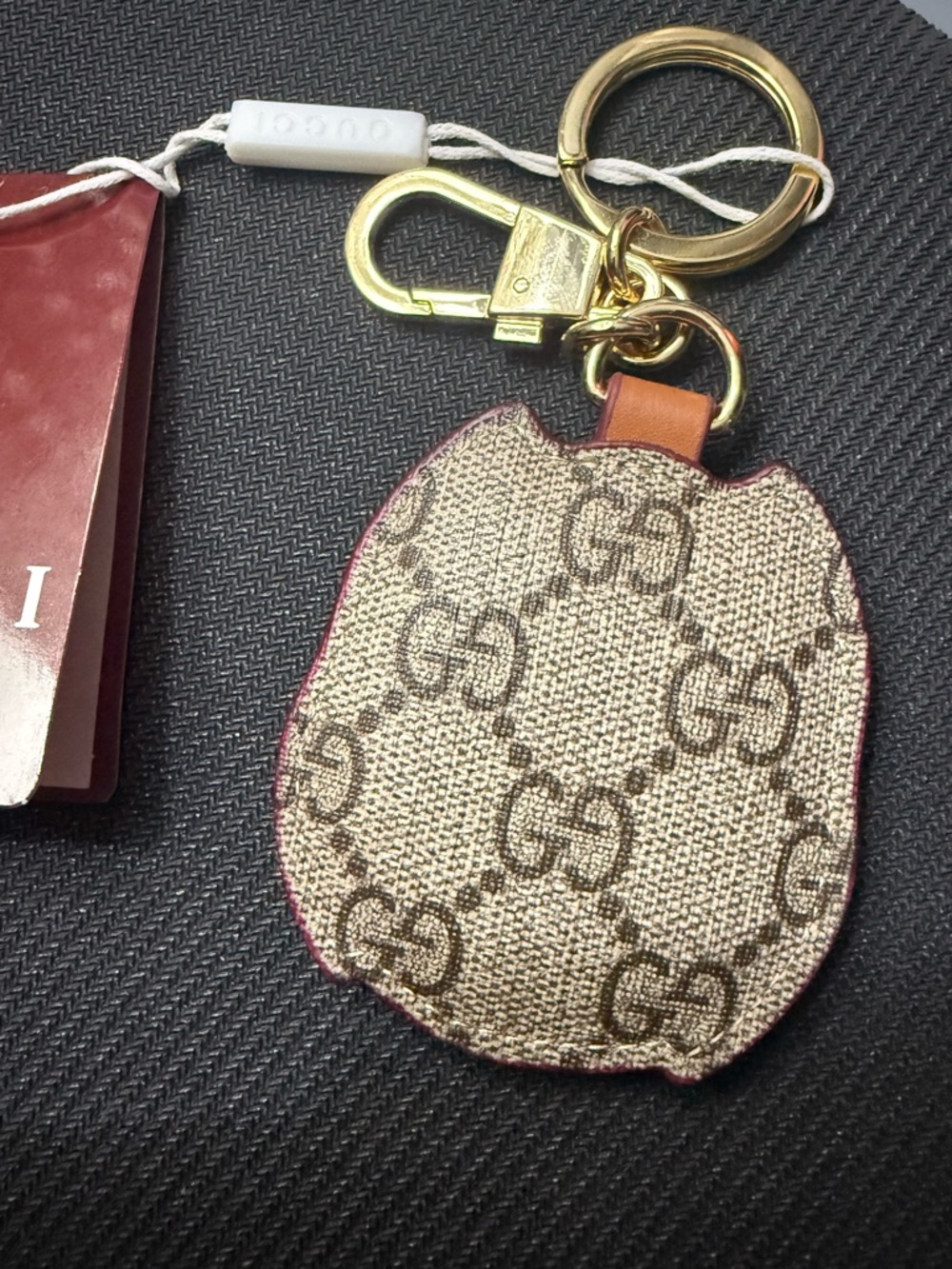 Gucci Designer Brown and Pink Owl Keychain Bag Charm NEW - Picture 6 of 9